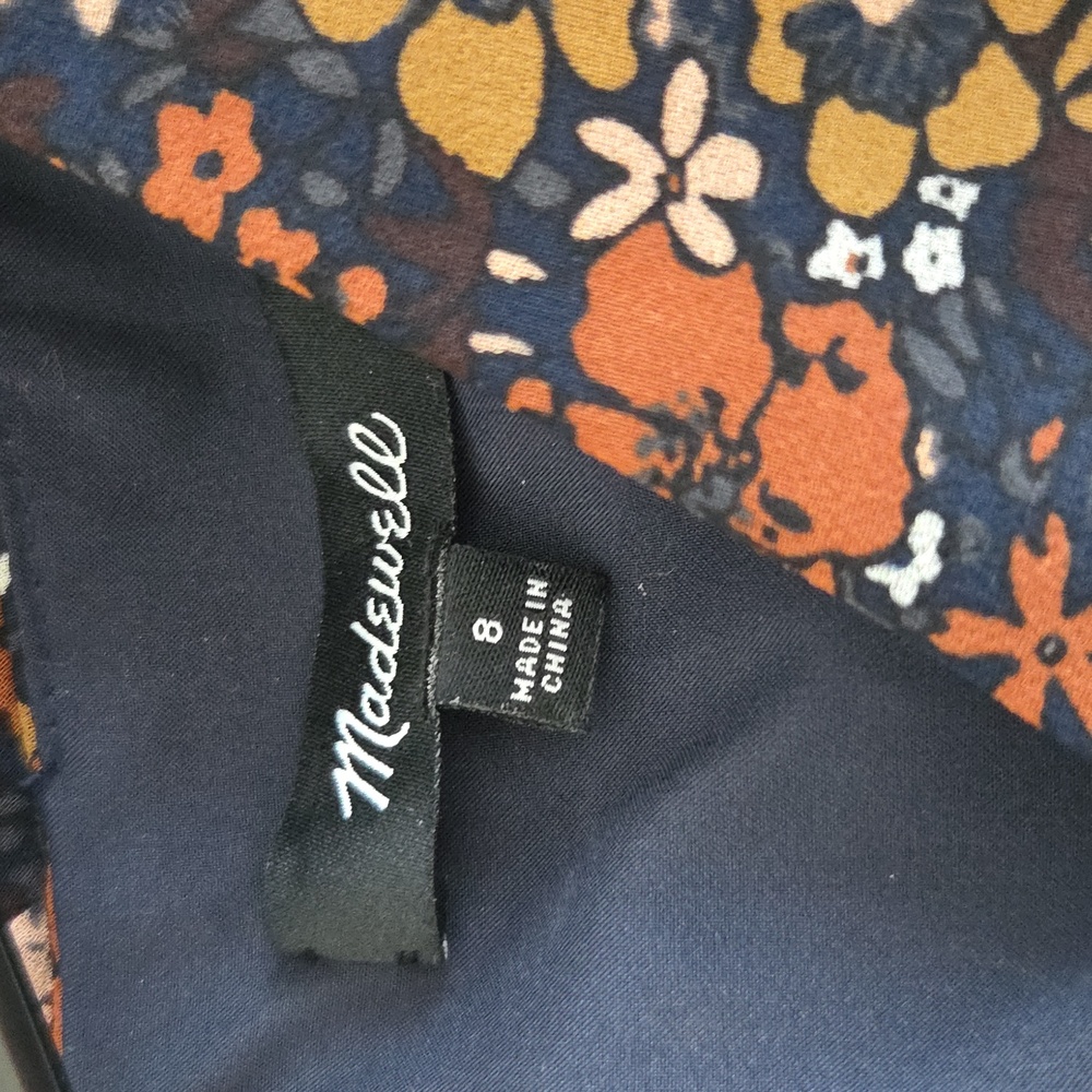 Madewell Multicolor Floral Mini Dress - Picture 5 of 9